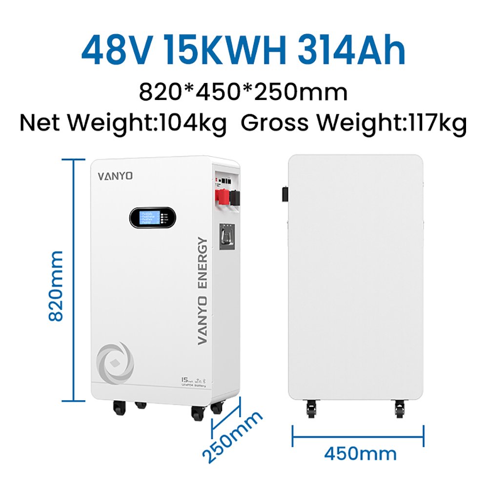 VANYO Energy 48V 15kWh 314Ah LiFePO₄ Battery - Image 2