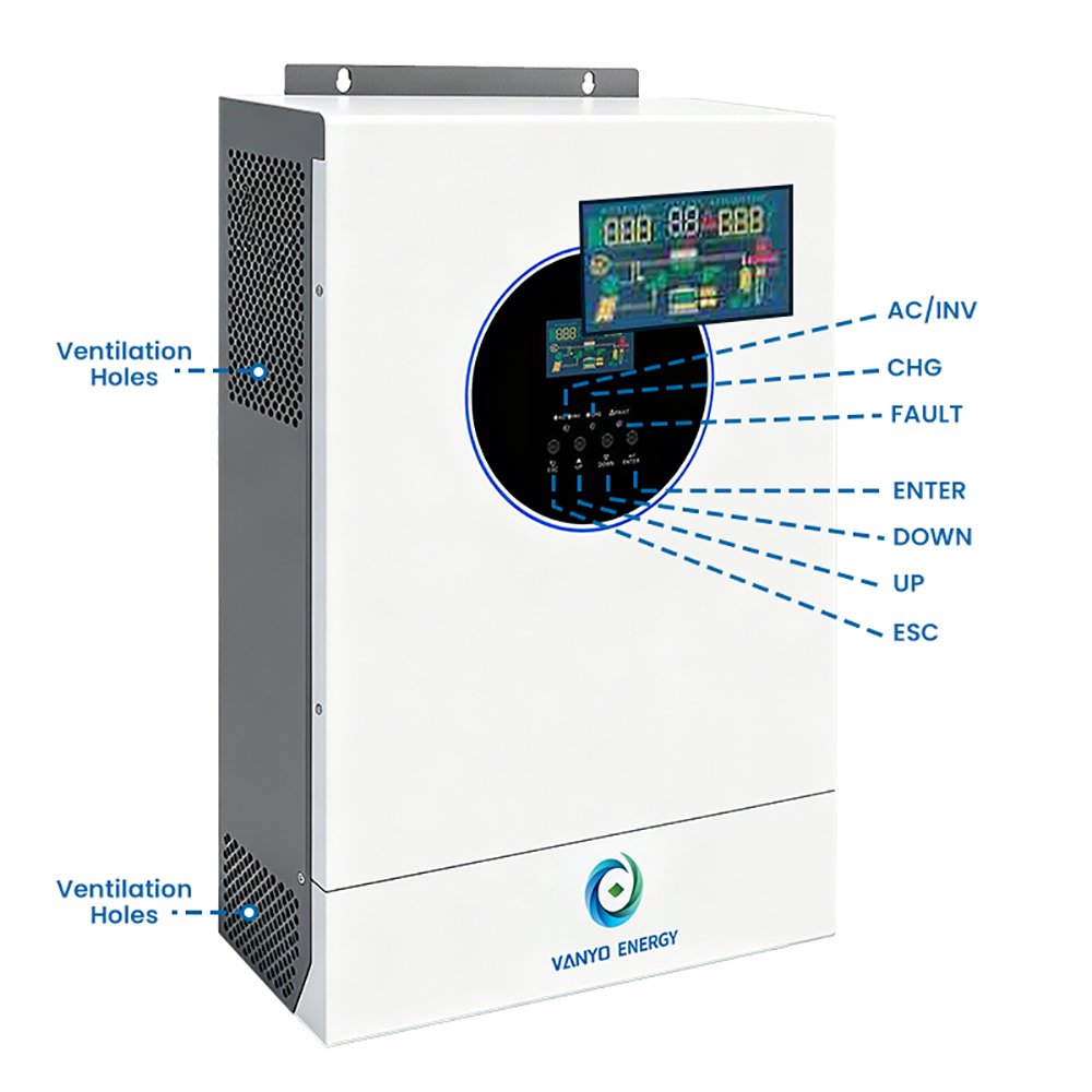VANYO ENERGY 3kW Hybrid Solar Inverter - Image 5