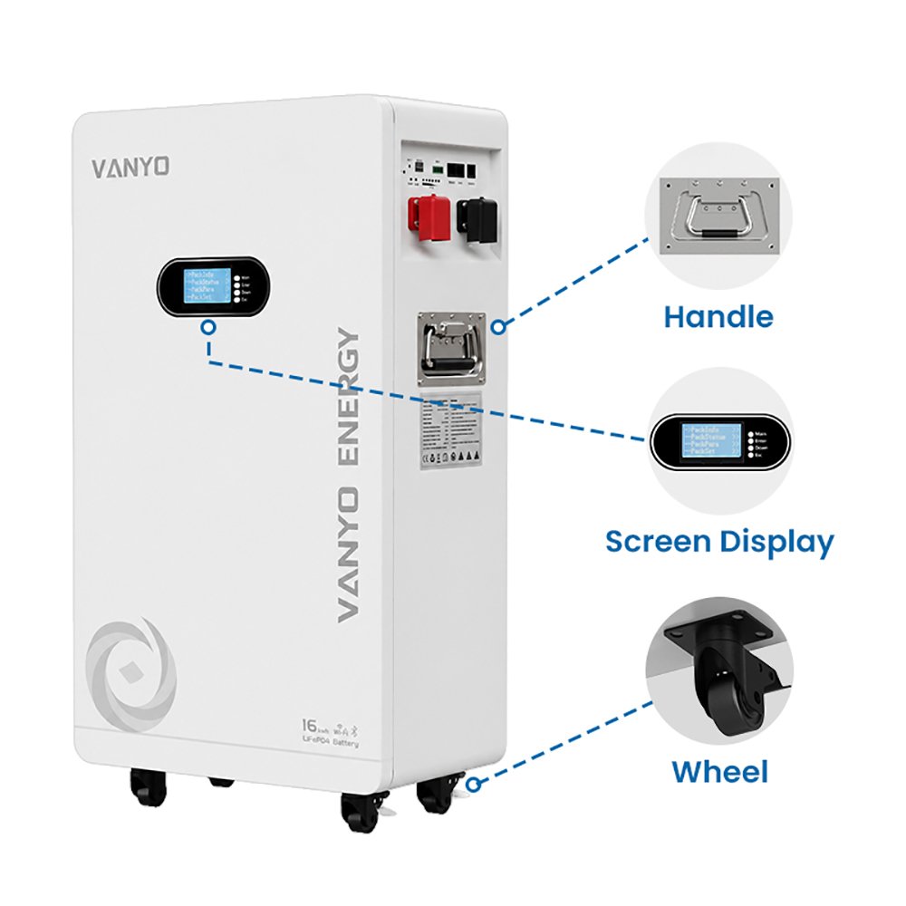 VANYO ENERGY 16kWh 51.2V 314Ah LiFePO₄ Lithium Battery - Image 8