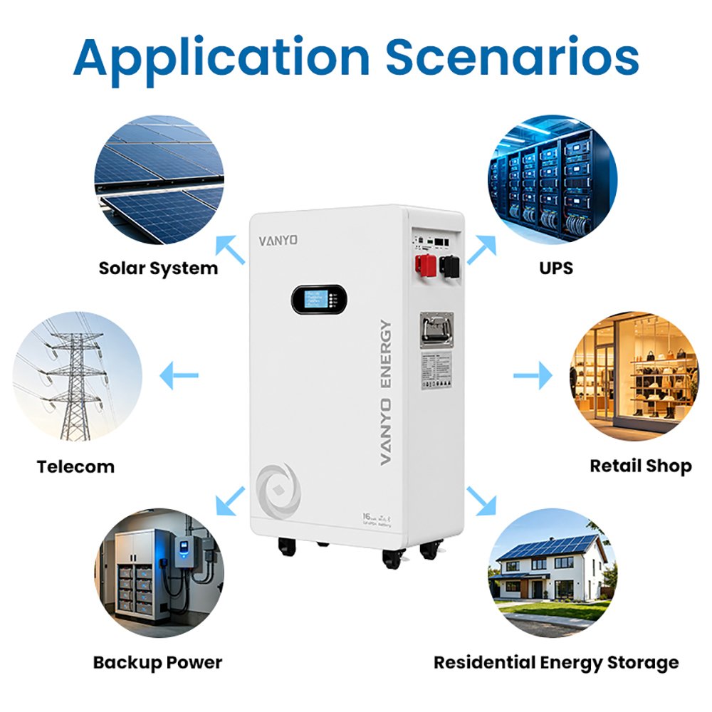 VANYO ENERGY 16kWh 51.2V 314Ah LiFePO₄ Lithium Battery - Image 3