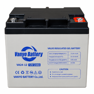 Vanyo VA24-12 12V 24Ah Valve Regulated Gel Battery
