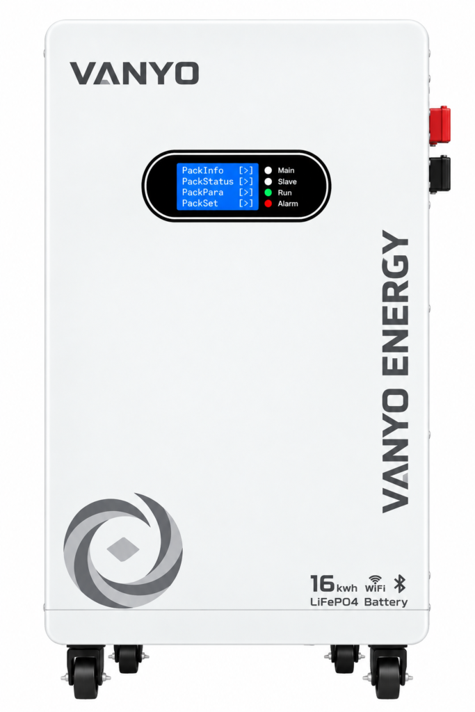 VANYO ENERGY 16kWh 51.2V 314Ah LiFePO₄ Lithium Battery